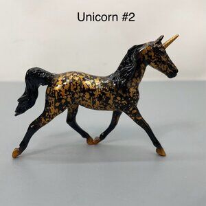 Breyer Stablemates Unicorn Crazy Series 4 Chase Prince Charming Black Gold